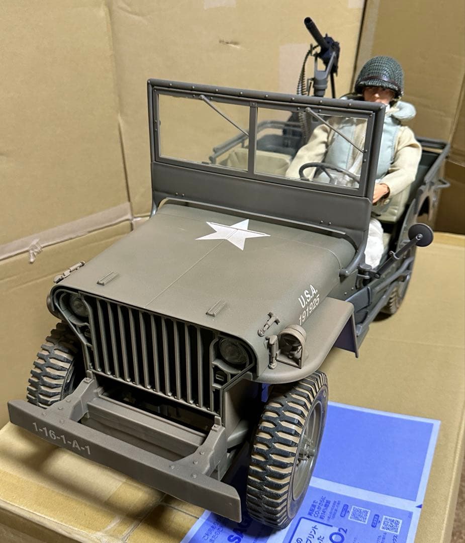WILLYS JEEP 1/6サイズ　ジープ　フィギュア付き