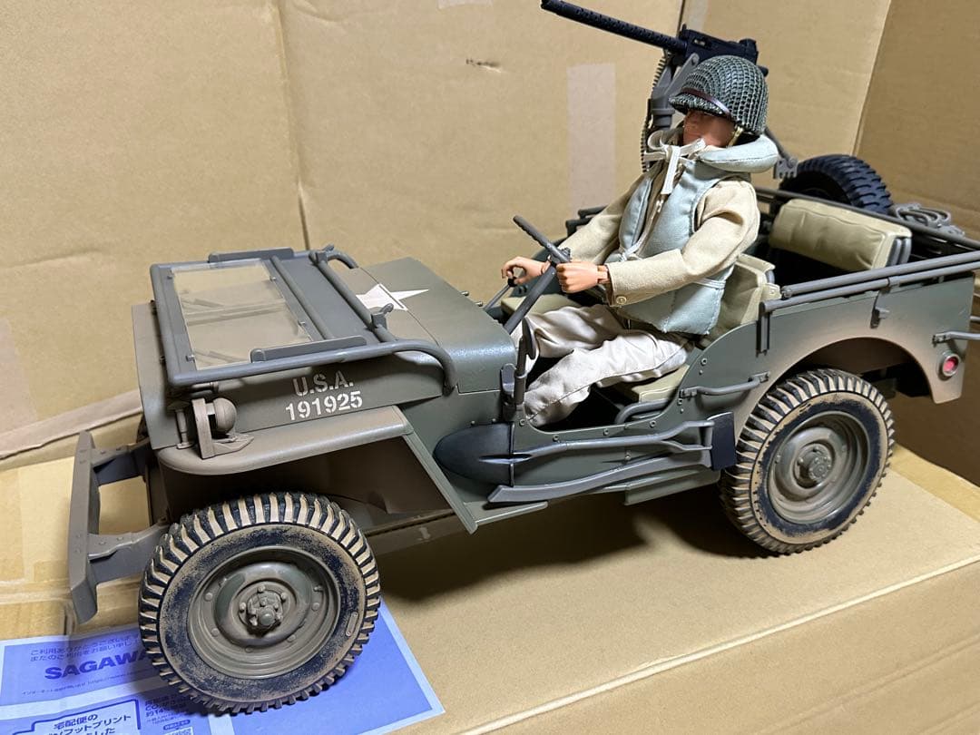 WILLYS JEEP 1/6サイズ　ジープ　フィギュア付き