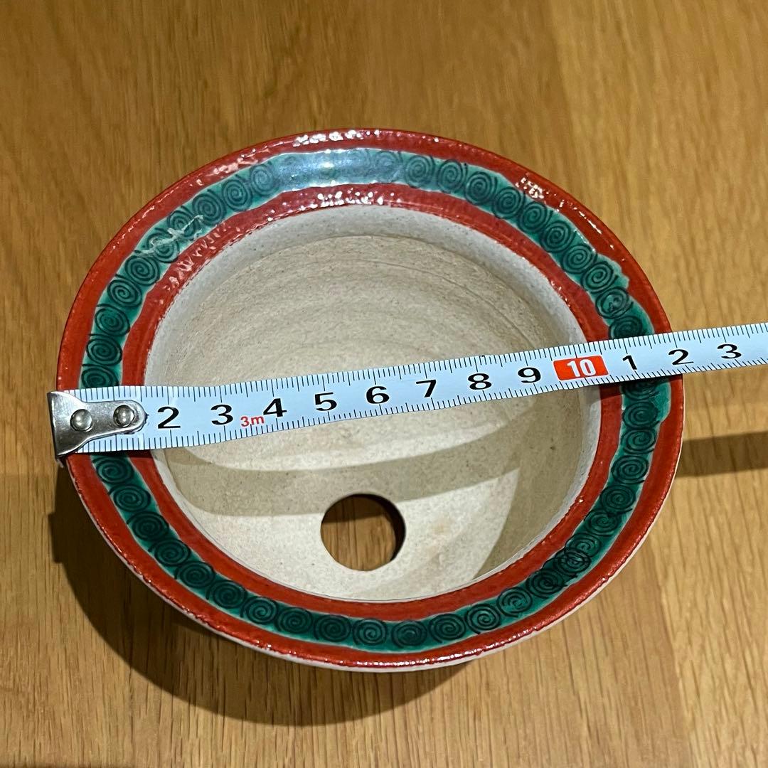 風蘭鉢　富貴蘭　九谷焼