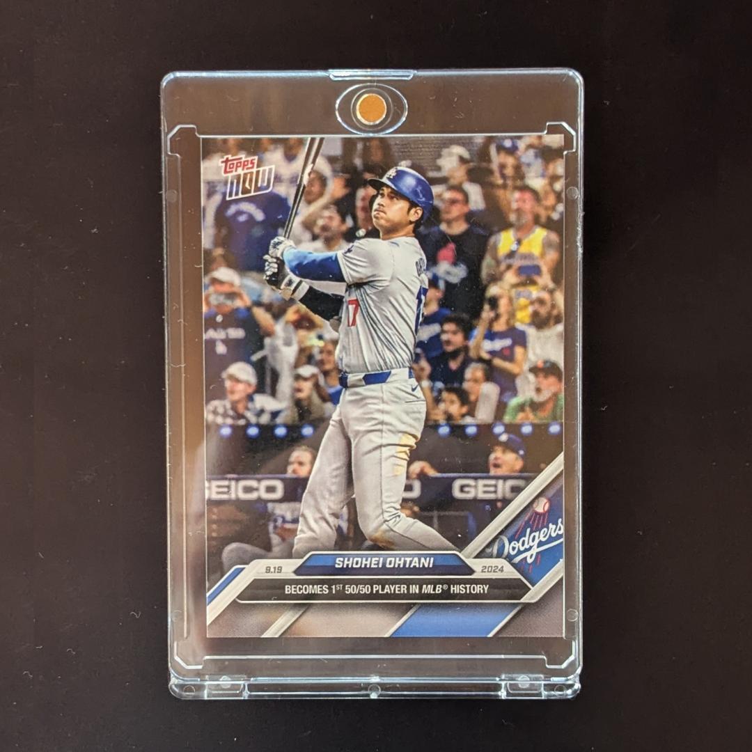 大谷翔平 LA TIMES 公式独占本 + Topps 50/50 カードセット
