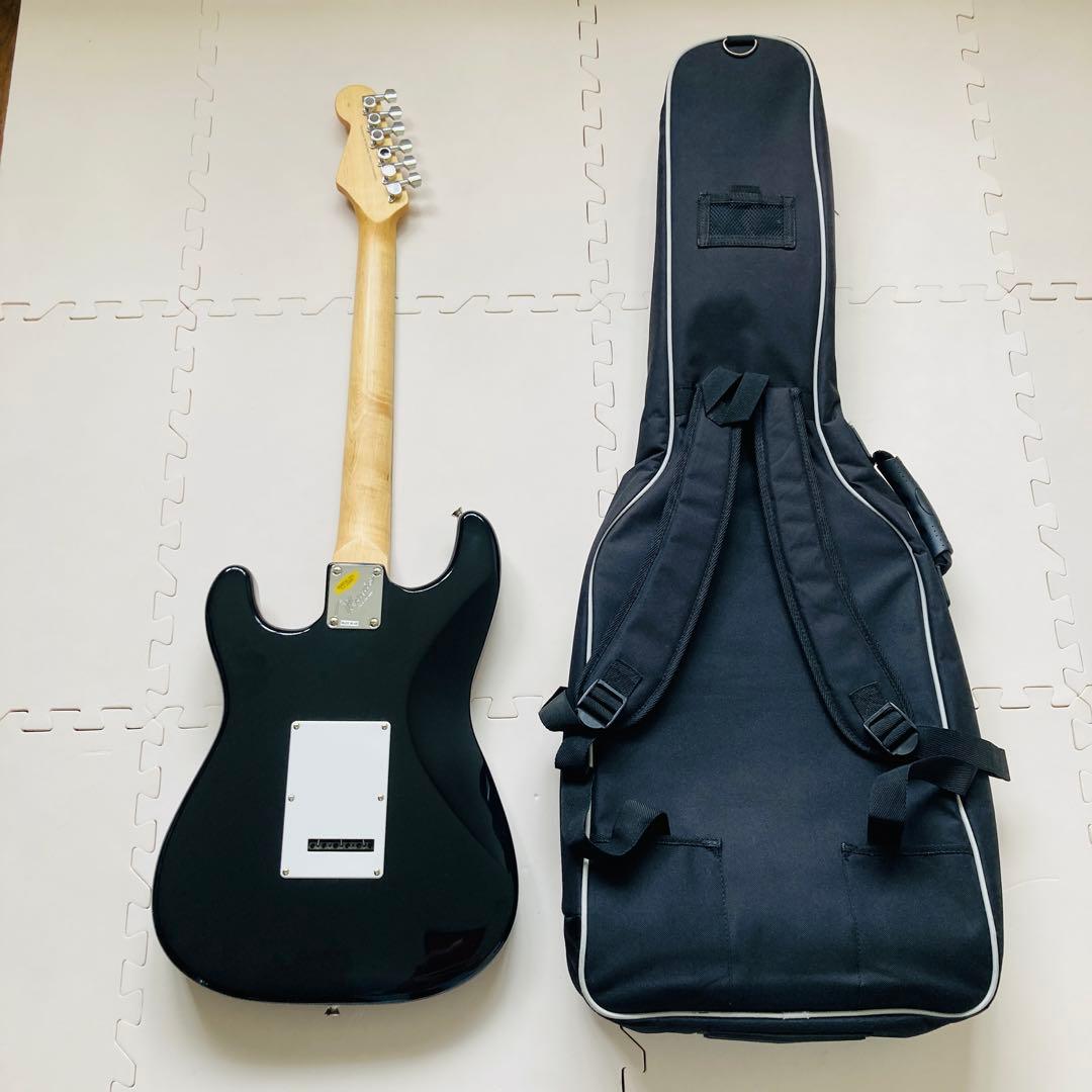 Mavis　メイビス　エレキギター　ストラトキャスター　ブラック　ソフトケース付