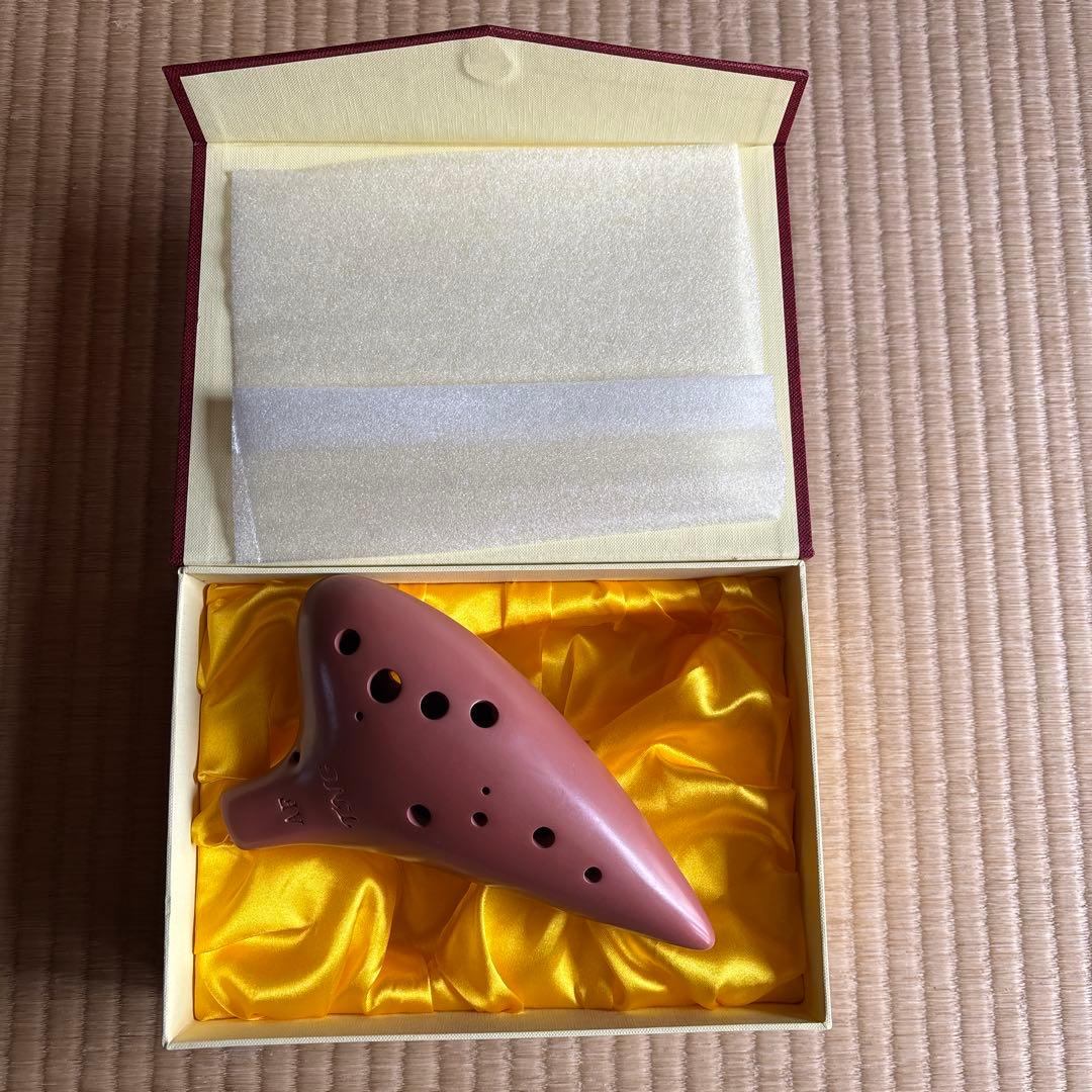 TNG オカリナ 紅土モデル アルトF 専用ケース付き