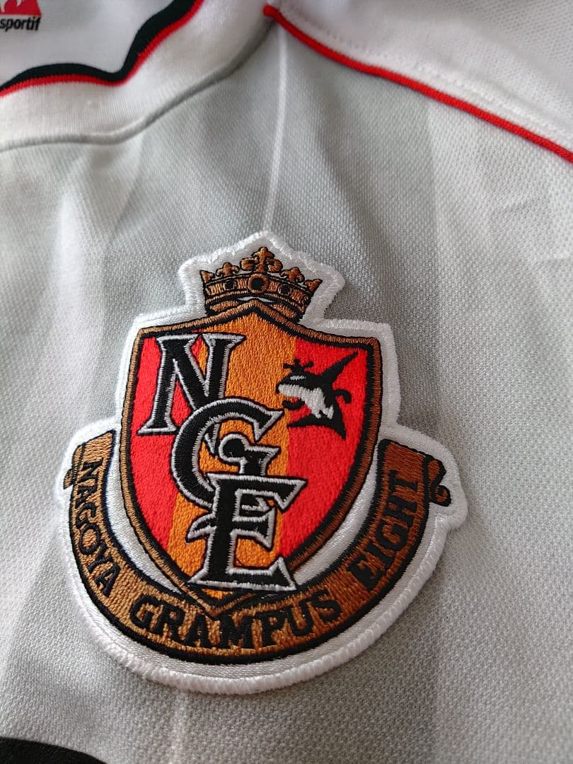 03/04名古屋グランパスAユニフォーム支給品No.5古賀サイン入り実使用