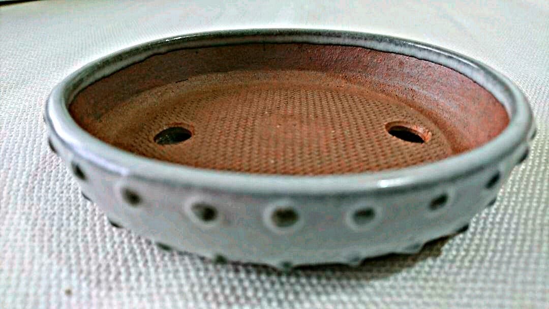 未使用  昭和レトロ  盆栽鉢  ・中国鉢 2