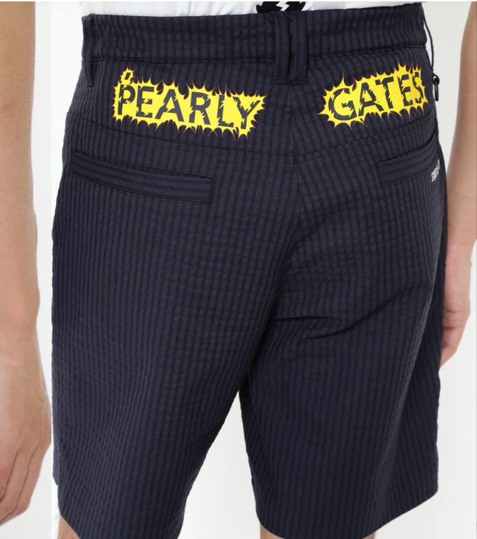 PEARLY GATES 【ポケモン】C/Peサッカーストライプショートパンツ