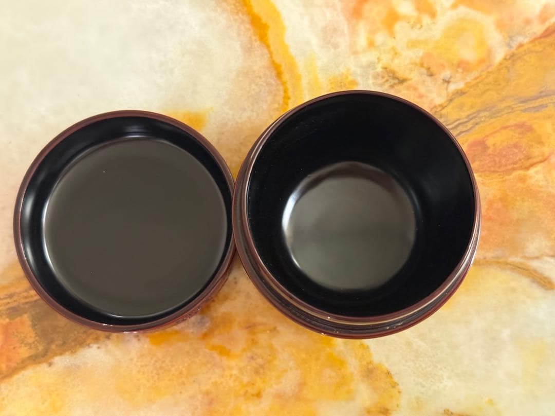 ⭐︎美しい牡丹　村上堆朱　漆器 棗茶道具伝統工芸