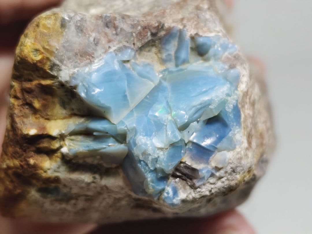 オパール 250g 蛋白石 原石 鑑賞石 自然石 誕生石 鉱物 鉱石 宝石 水石