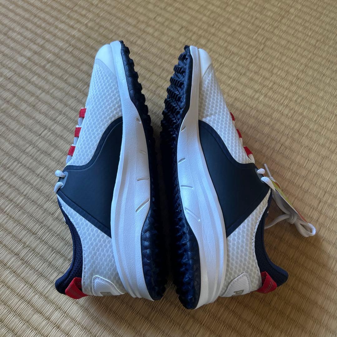 PUMA ゴルフシューズ メンズ ホワイト/ネイビー/レッド