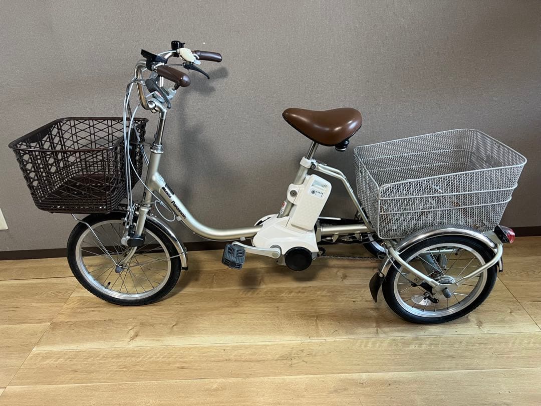 美品 パナソニック電動自転車、バッテリー16.0Ah