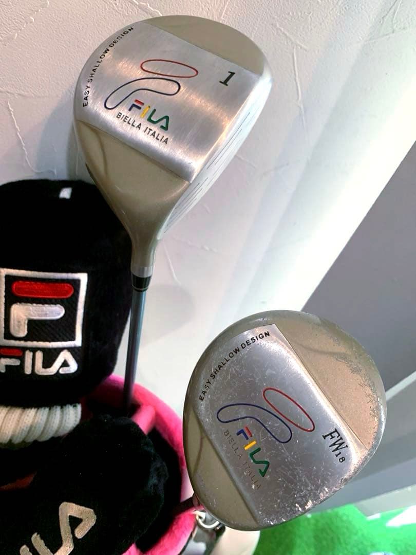 良品　未使用有り　レディースゴルフクラブ セット　フィラ　バッグ/パーソンズ