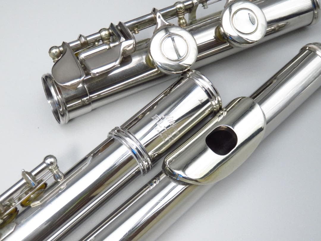 全タンポ＆ヘッド・コルク交換済　フルート　Nikkan　FL-23　Eメカ付き