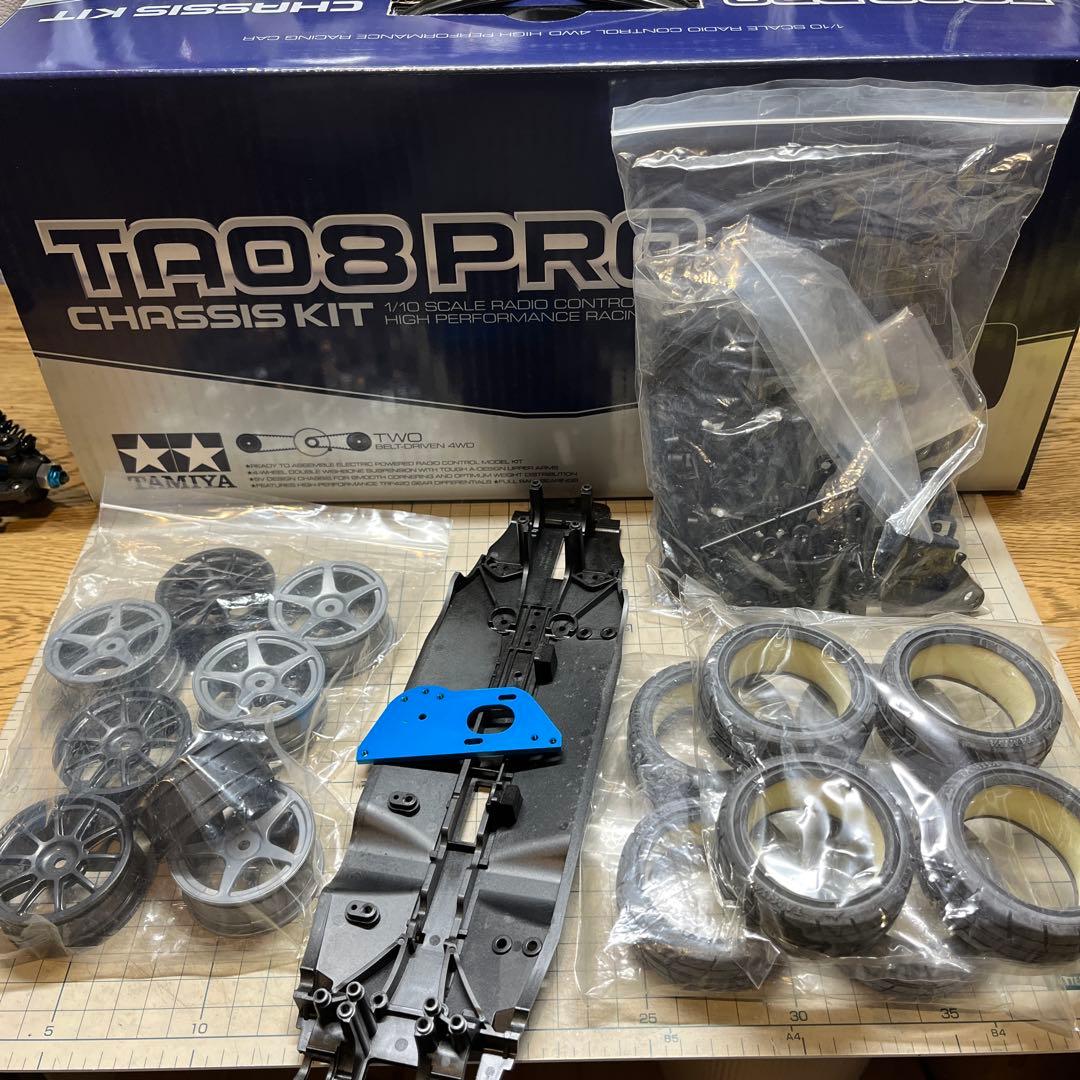 タミヤ TA08 PRO アッパーデッキ・その他オプション付き