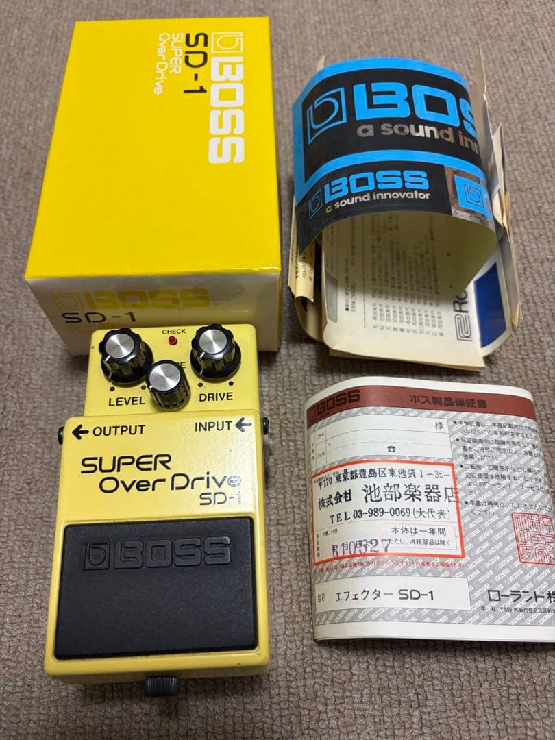 BOSS SD-1 スーパーオーバードライブ日本製