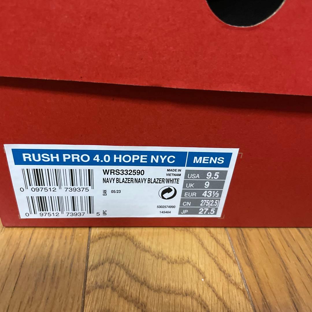 【新品】Wilson テニスシューズ　RUSH PRO4.0 HOPE NYC