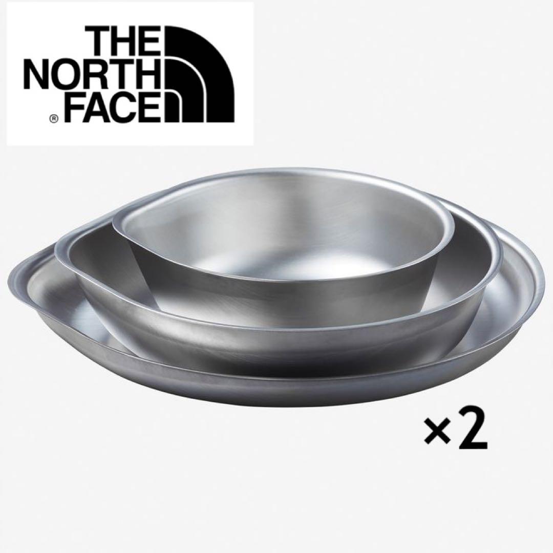 ノースフェイス ランドアームスプレート、ボウルM,S各2つ、計6つセット