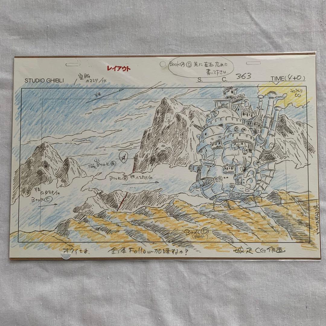 スタジオジブリ・レイアウト展 実寸レプリカ全20枚 コンプリート 原画 宮崎駿