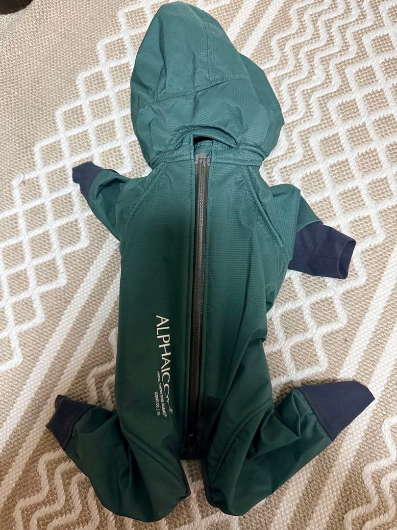 ALPHACON スノードッグガード犬服 Sサイズ ダークグリーン
