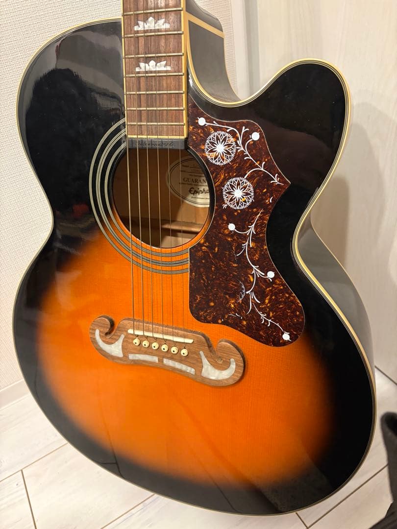 Epiphone EJ-200CE/VS専用ケース付