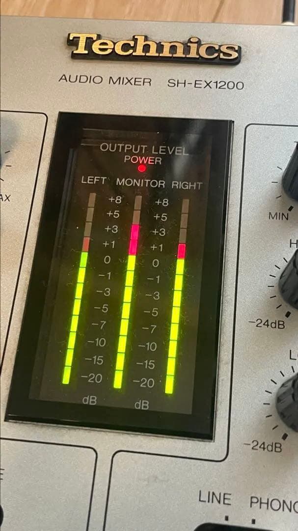 【音出確認済】technicsテクニクス SH-EX1200 DJミキサー