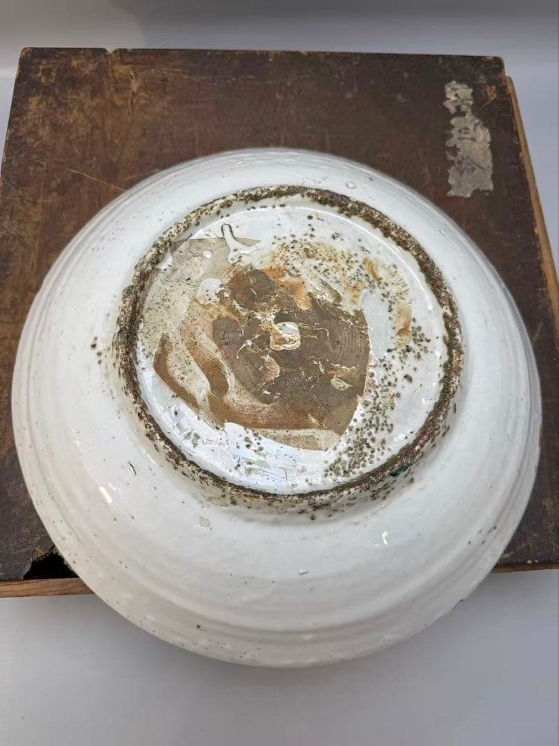 DT518 中国美術 呉須赤絵 鳳花紋皿 35.5cm 明末期 美品