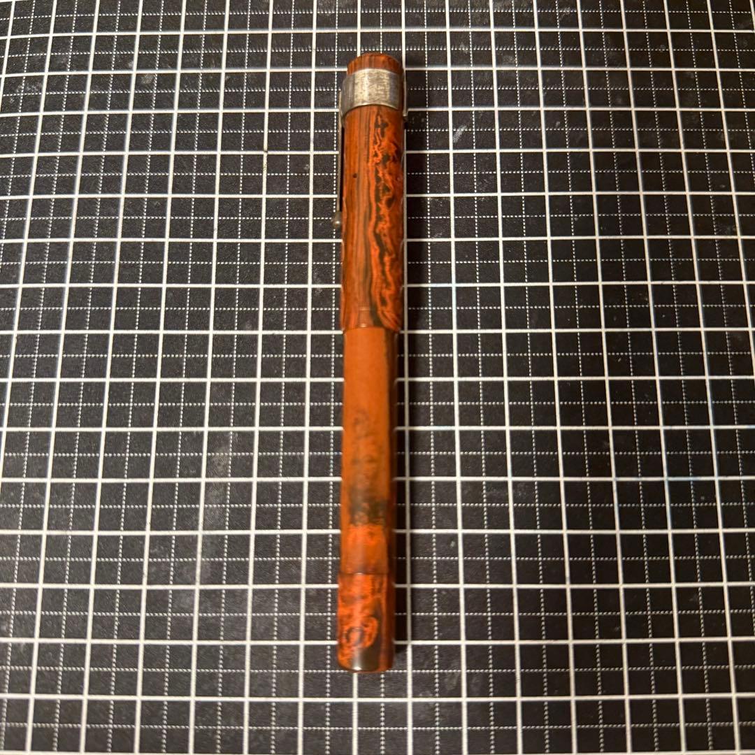 【訳あり】デラルー オノト 万年筆 マーブルエボナイト