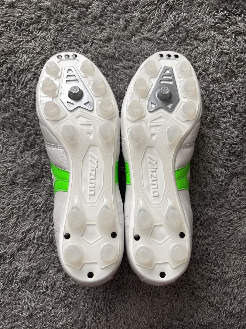 Mizuno Morelia サッカーシューズ 日本製 ホワイト/グリーン