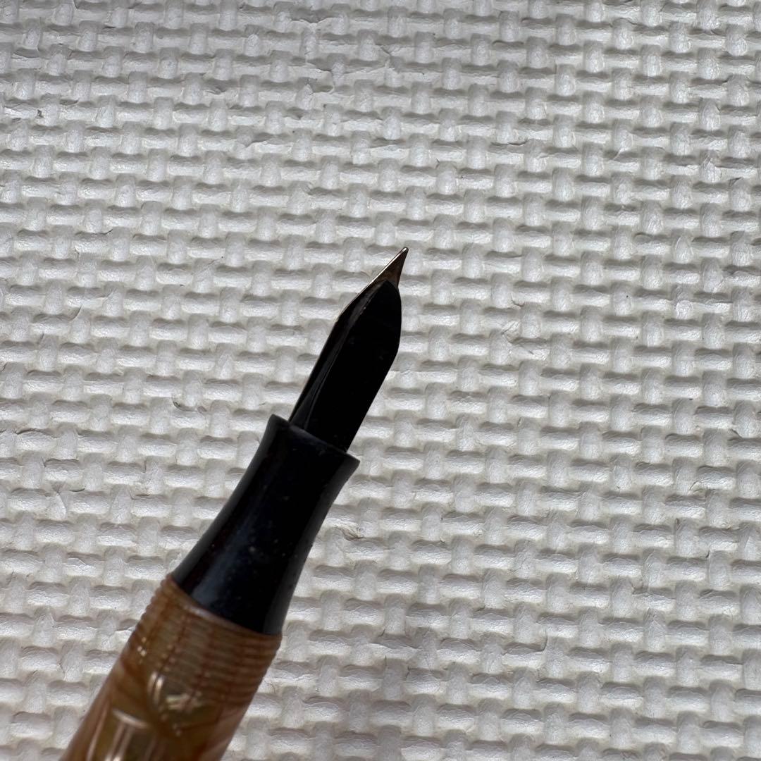 sailor セーラー 万年筆 箱あり　セルロイド　べっ甲