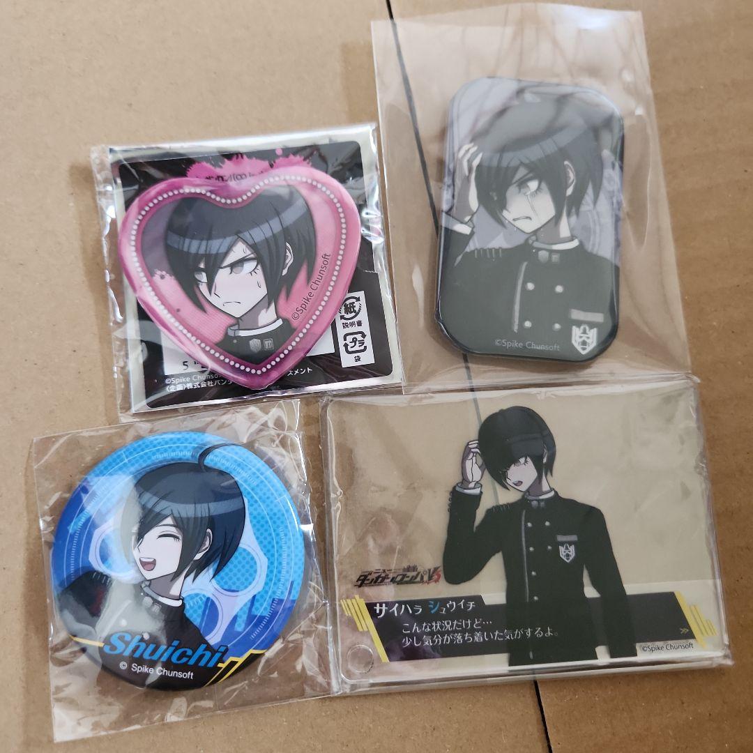 ダンガンロンパ なぞともカフェ ナンジャ テレ顔ハート 絶望缶バッジ 最原終一