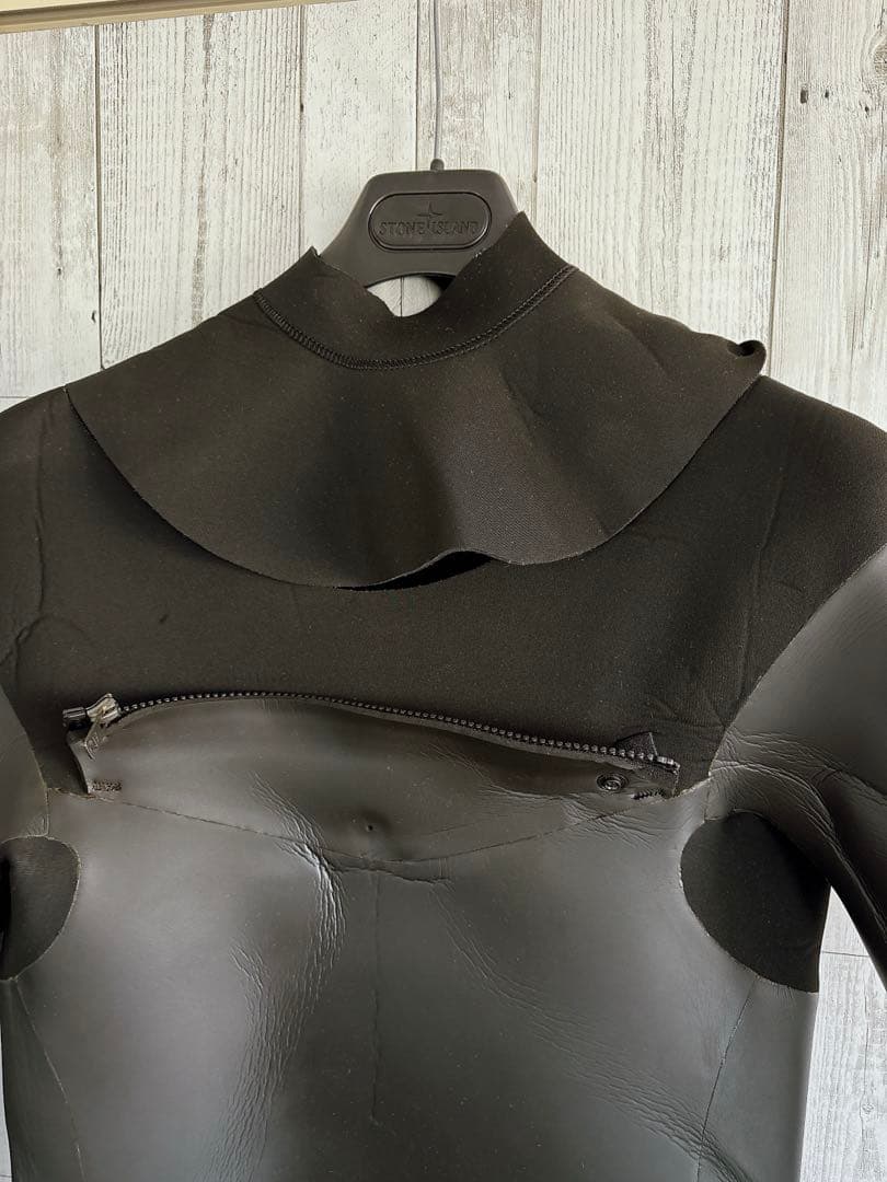 FELLOW セミドライ チェストジップ 5×3mm LB ラバー メンズ 起毛