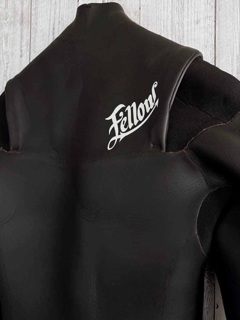 FELLOW セミドライ チェストジップ 5×3mm LB ラバー メンズ 起毛