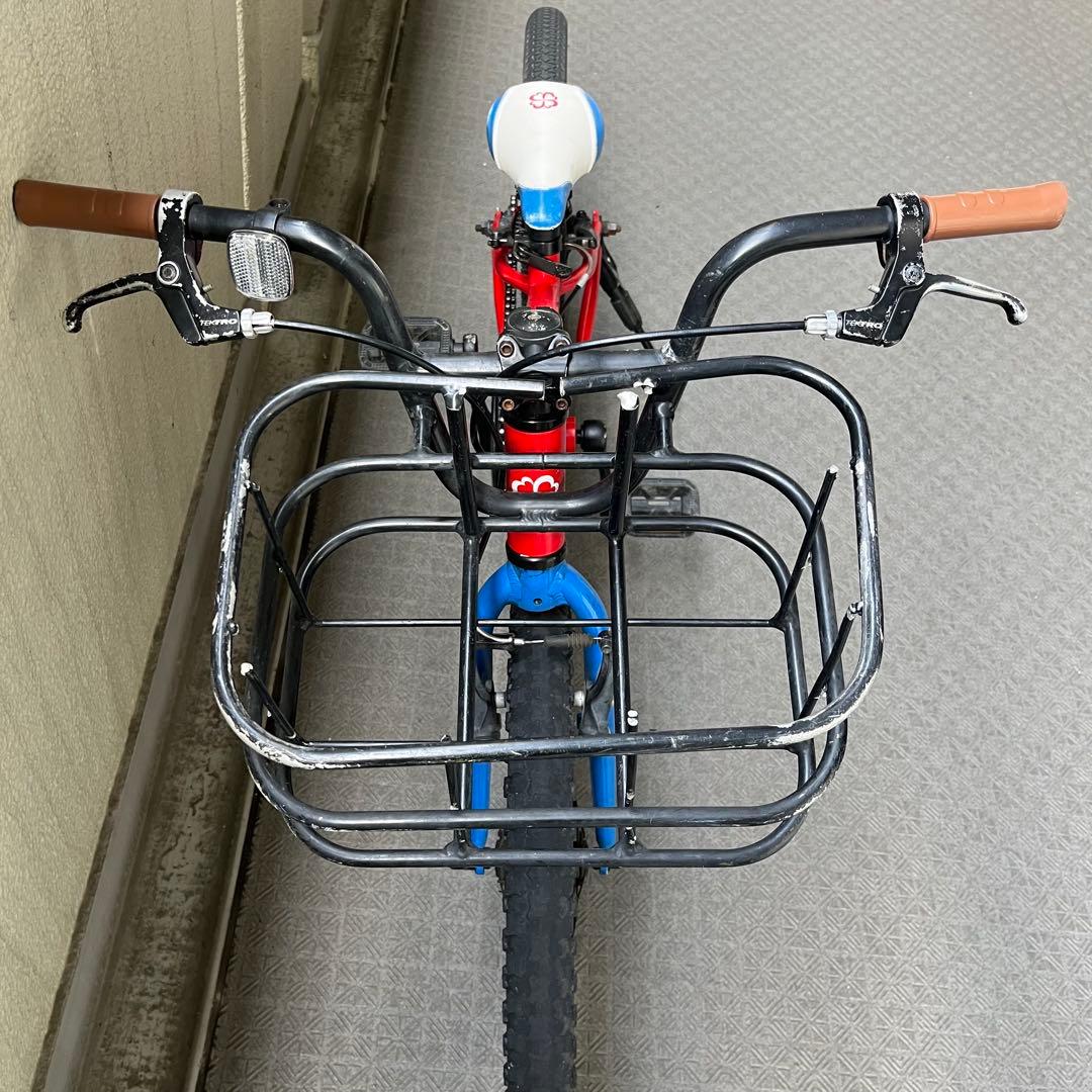 なつきんぐ【20インチ】　ヨツバサイクル ヒーローレッド　子供用自転車