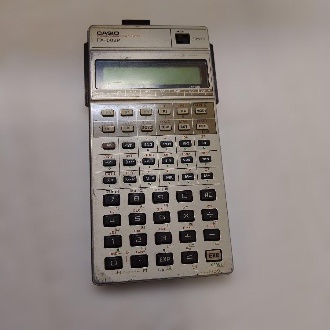 CASIO FX-602P 関数電卓 プログラマブル