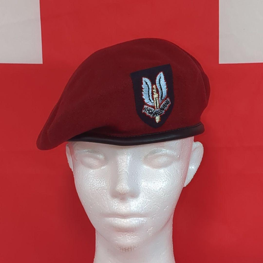 【実物】イギリス軍 SAS MTP 空挺スモック＋階級章＆ベレー帽