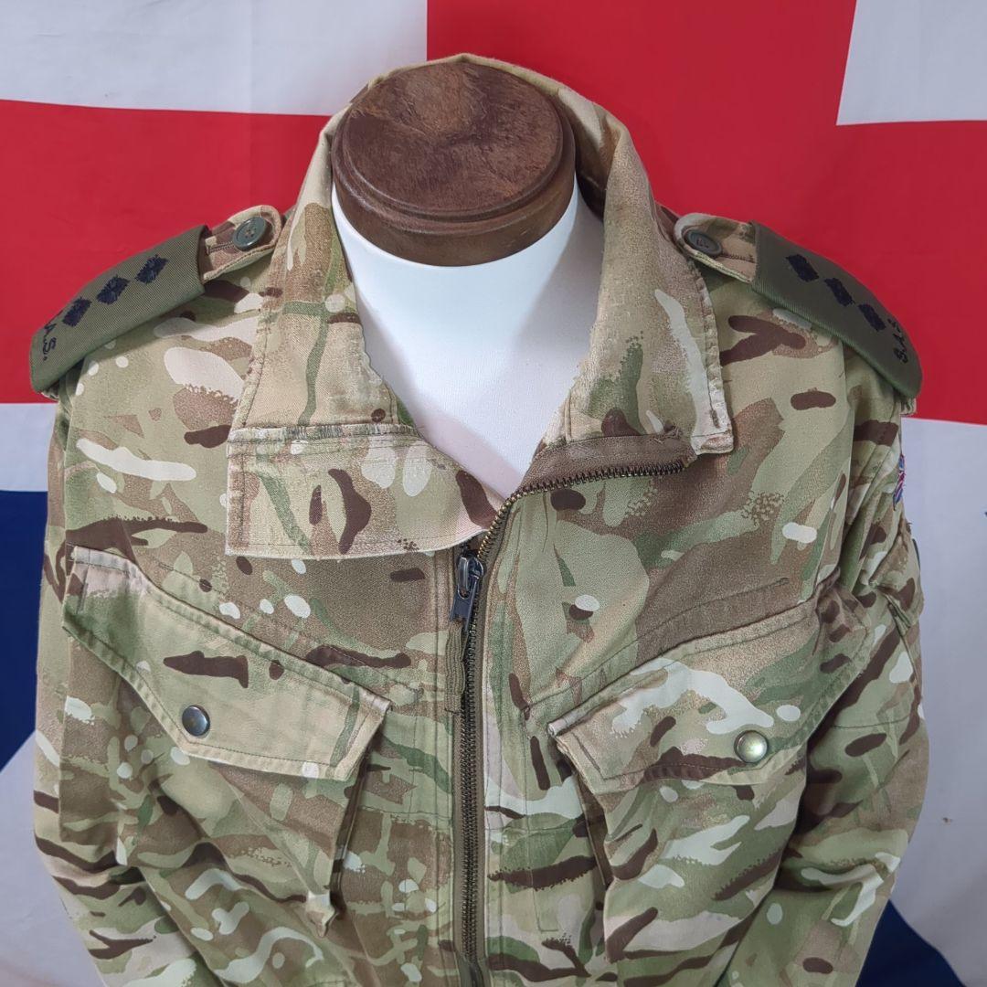 【実物】イギリス軍 SAS MTP 空挺スモック＋階級章＆ベレー帽