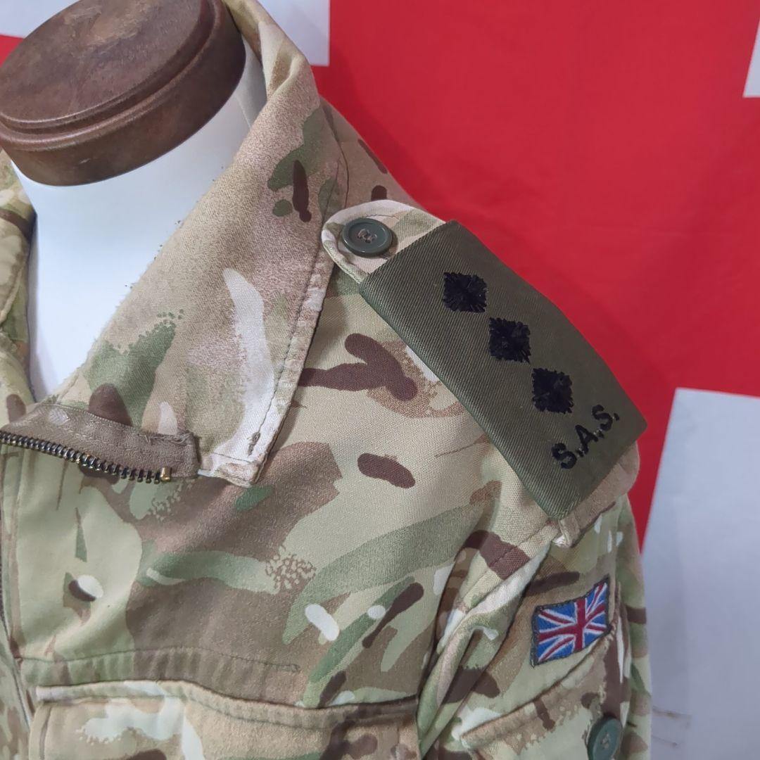 【実物】イギリス軍 SAS MTP 空挺スモック＋階級章＆ベレー帽