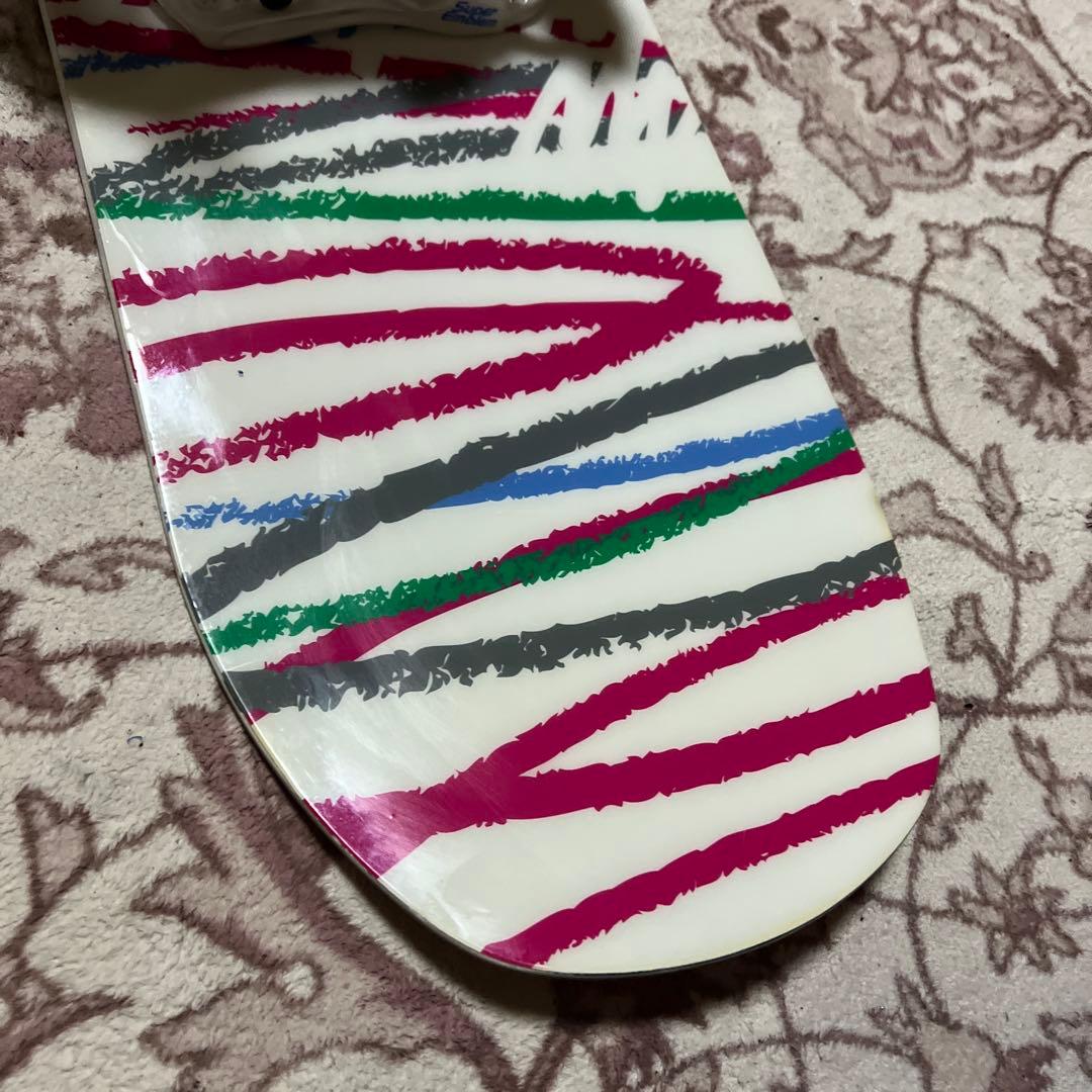 レディース 子供 146cm FLUXバイン付 スノーボード2点セット