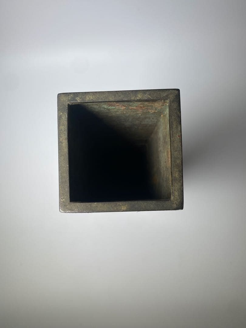 古銅　花生　花瓶　花器　華道