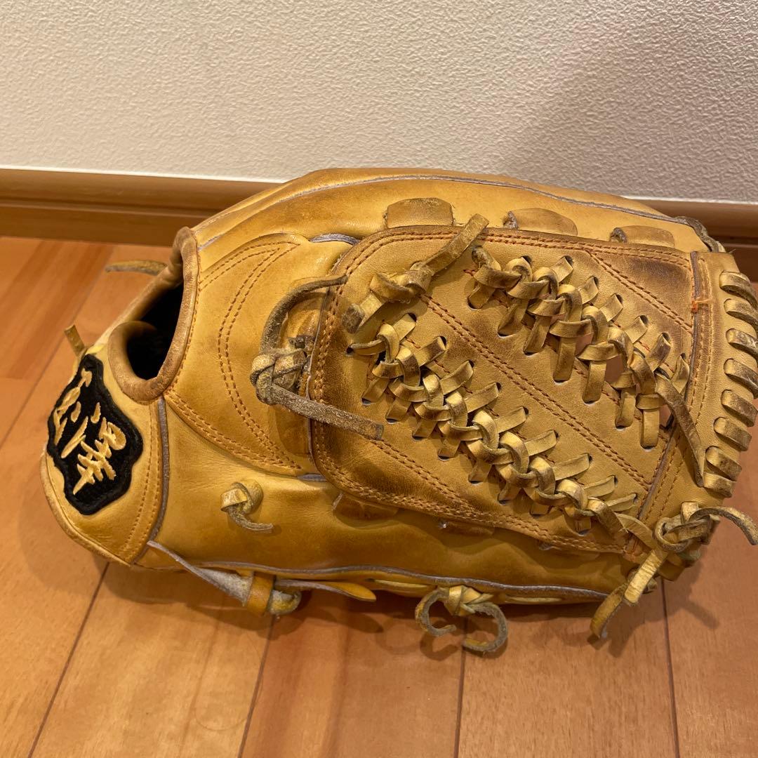 玉澤 野球グローブ イエロー　少年用