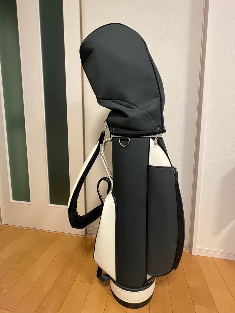 キャディバッグ ホワイト・グレー