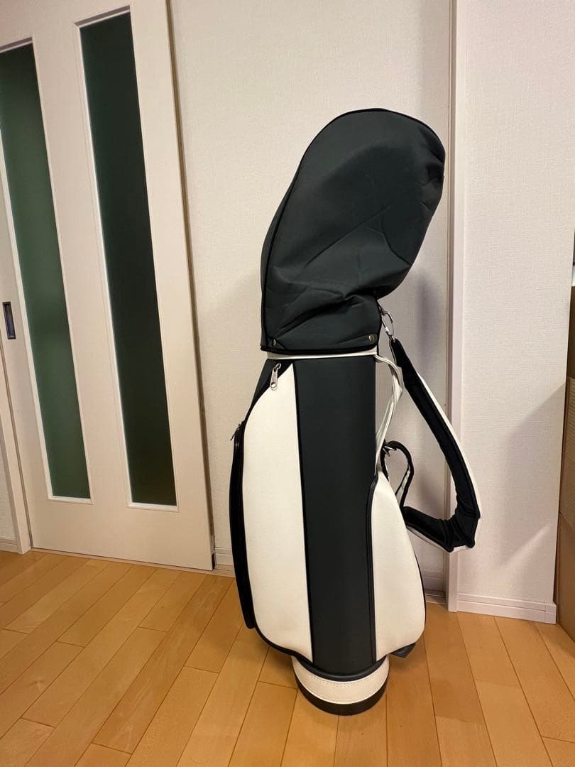 キャディバッグ ホワイト・グレー