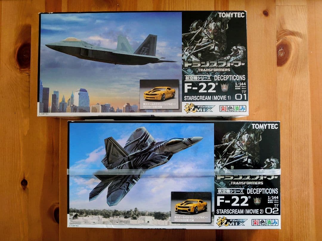 TOMYTEC　技ミックスF-22 スタースクリーム 1/144 ０１．０２
