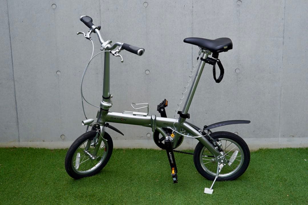 【引取り】ダホン　DOVE PLUS シルバー　美品　ミニベロ