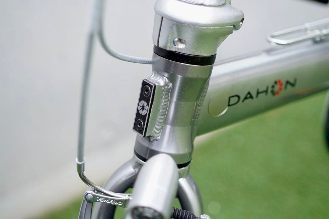 【引取り】ダホン　DOVE PLUS シルバー　美品　ミニベロ