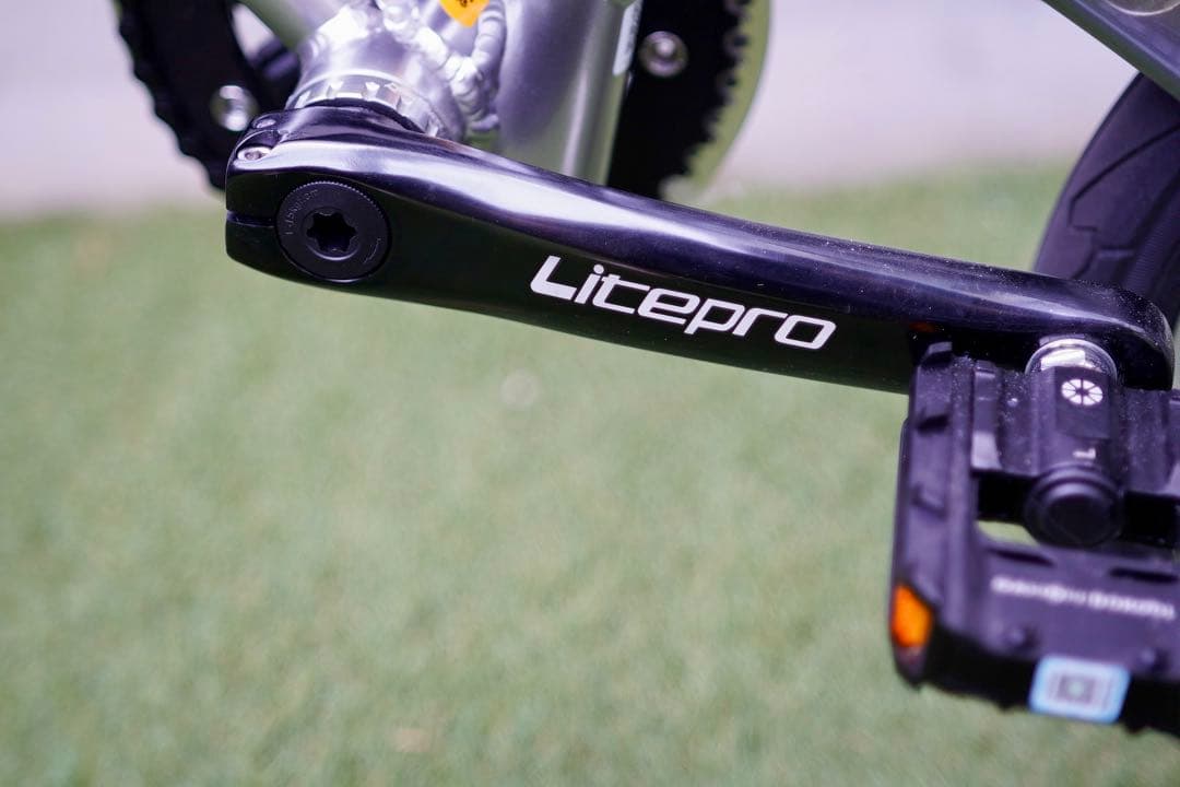 【引取り】ダホン　DOVE PLUS シルバー　美品　ミニベロ