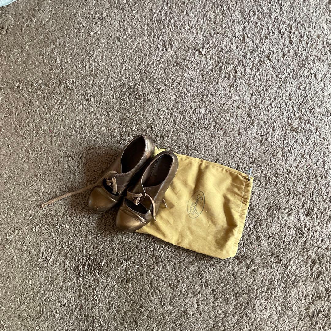 銅色　Senovilla フラメンコシューズ 23cm