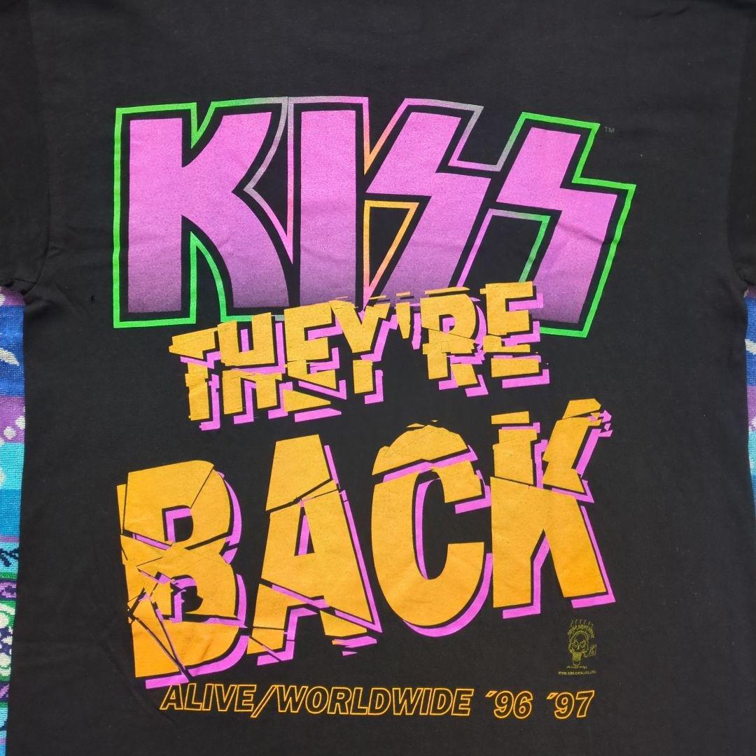 KISS　'96'97ワールドツアーTシャツ Lサイズ