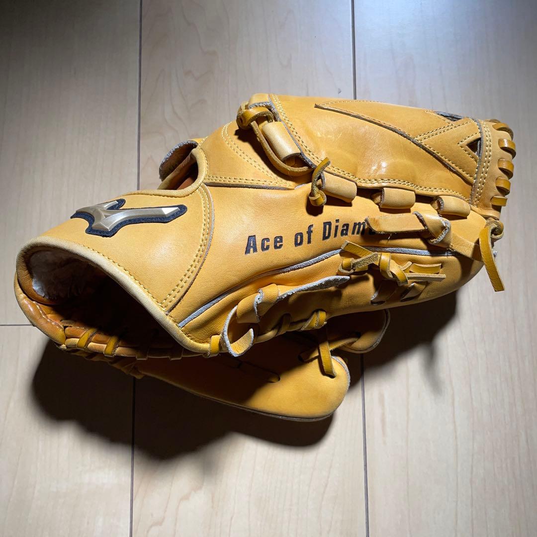 Mizuno Ace of Diamond イエロー グローブ