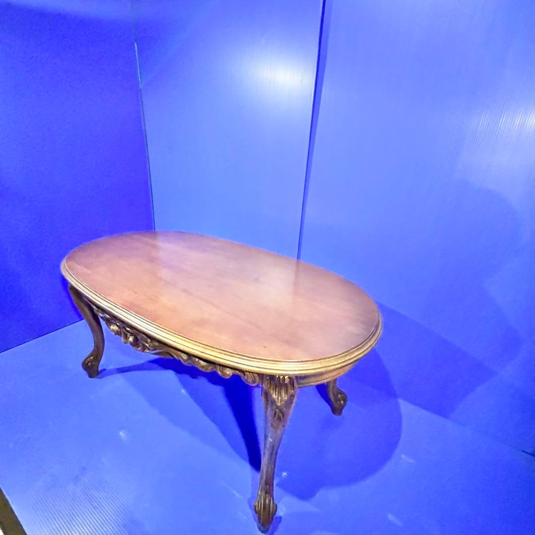 ローテーブル アンティーク 猫脚 ローテーブル