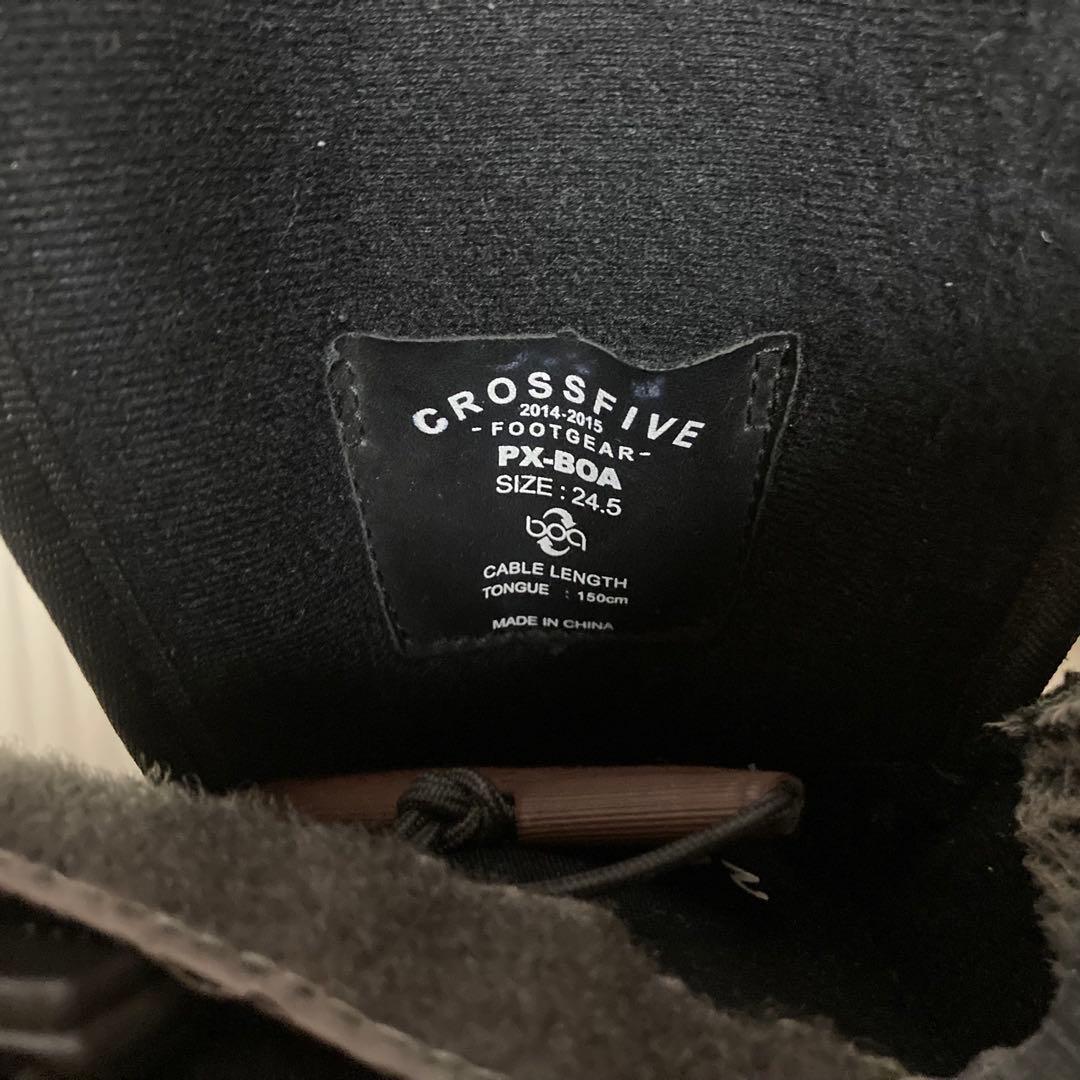 gross five クロスファイブ スノーボードブーツ　24.5cm BOA