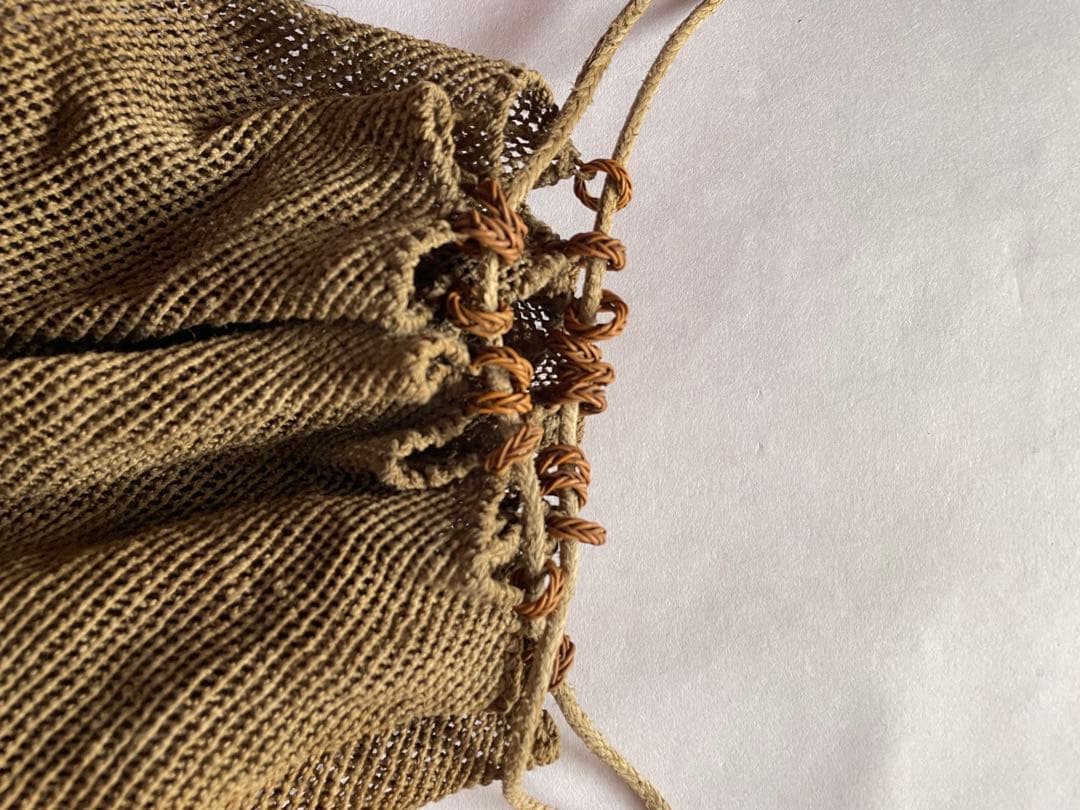 台湾民藝　苧麻背負袋 パイワン族